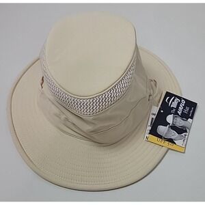 NWT Tilley Airflo Hat LTM5 Light‎ Stone UPF 50 Sz 7 22"